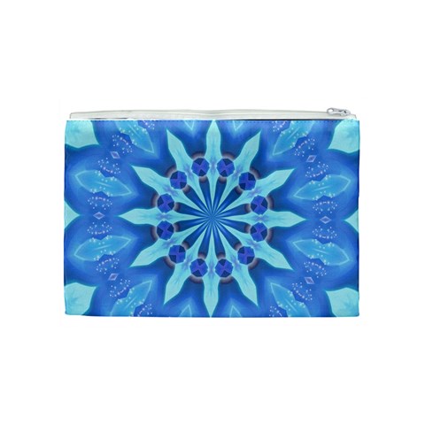 Blue Wheel Cosmetic Bag (Medium) from ArtsNow.com Back