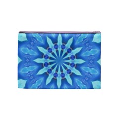 Blue Wheel Cosmetic Bag (Medium) from ArtsNow.com Back