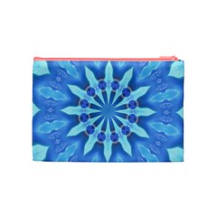 Blue Wheel Cosmetic Bag (Medium) from ArtsNow.com Back