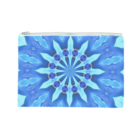 Blue Wheel Cosmetic Bag (Large) from ArtsNow.com Front