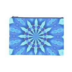 Blue Wheel Cosmetic Bag (Large) from ArtsNow.com Front