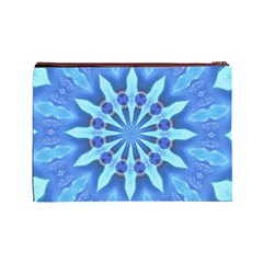 Blue Wheel Cosmetic Bag (Large) from ArtsNow.com Back