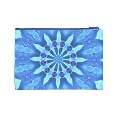 Blue Wheel Cosmetic Bag (Large) from ArtsNow.com Back