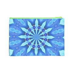 Blue Wheel Cosmetic Bag (Large) from ArtsNow.com Back