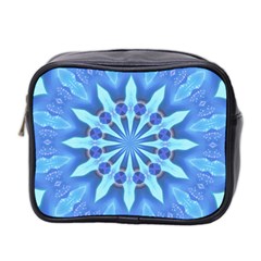 Blue Wheel Mini Toiletries Bag (Two Sides) from ArtsNow.com Front