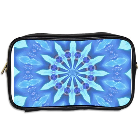 Blue Wheel Toiletries Bag (Two Sides) from ArtsNow.com Back