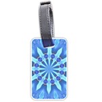 Blue Wheel Luggage Tag (one side)