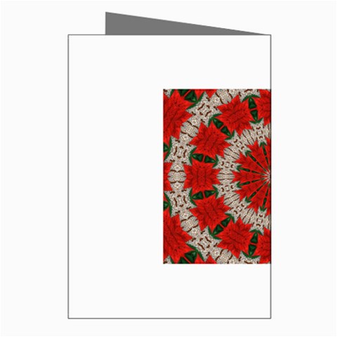 Red Flower Greeting Cards (Pkg of 8) from ArtsNow.com Right