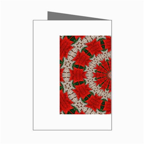 Red Flower Mini Greeting Card from ArtsNow.com Right