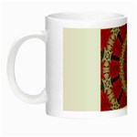 Red Flower Night Luminous Mug