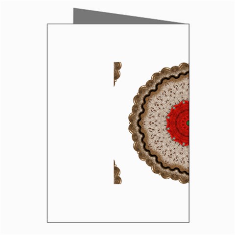 Red Center Doily Greeting Card from ArtsNow.com Right