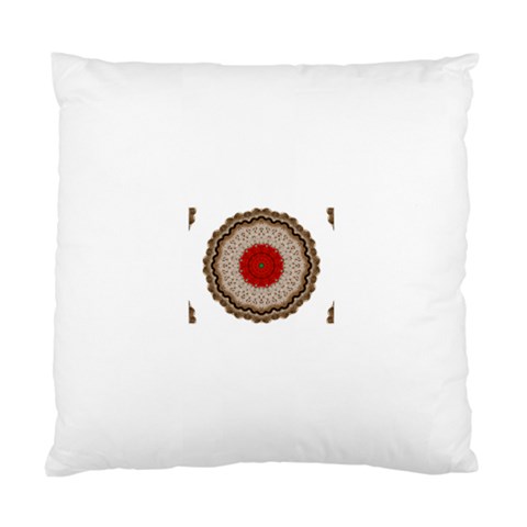 Red Center Doily Cushion Case (One Side) from ArtsNow.com Front