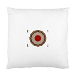 Red Center Doily Cushion Case (One Side)