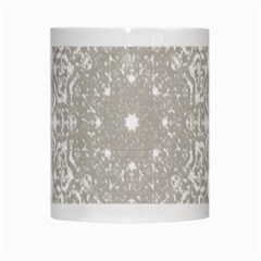 Silver Snowflake Doily White Mug from ArtsNow.com Center