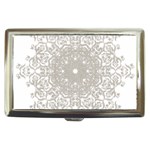 Silver Snowflake Doily Cigarette Money Case