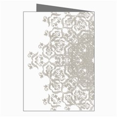 Silver Snowflake Doily Greeting Card from ArtsNow.com Right