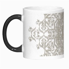 Silver Snowflake Doily Morph Mug from ArtsNow.com Left