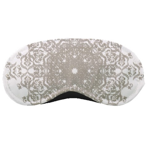 Silver Snowflake Doily Sleeping Mask from ArtsNow.com Front