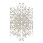 Silver Snowflake Doily Memory Card Reader (Rectangular)