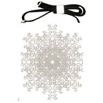 Silver Snowflake Doily Shoulder Sling Bag