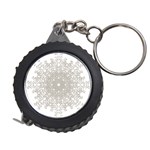 Silver Snowflake Doily Measuring Tape