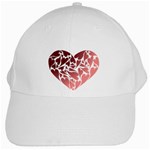 Pink Love White Cap