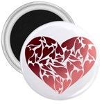 Pink Love 3  Magnet