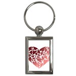 Pink Love Key Chain (Rectangle)