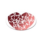 Pink Love Sticker (Oval)