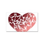 Pink Love Sticker (Rectangular)