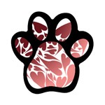 Pink Love Magnet (Paw Print)