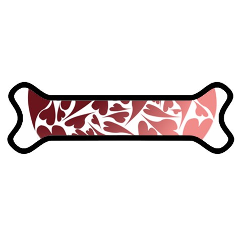 Pink Love Magnet (Dog Bone) from ArtsNow.com Front