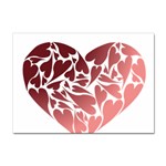 Pink Love Sticker A4 (10 pack)