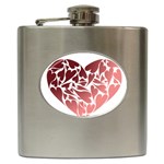 Pink Love Hip Flask (6 oz)