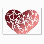 Pink Love Postcards 5  x 7  (Pkg of 10)