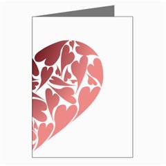 Pink Love Greeting Card from ArtsNow.com Left