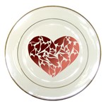 Pink Love Porcelain Plate