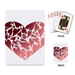 Pink Love Playing Cards Single Design