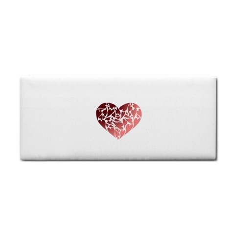 Pink Love Hand Towel from ArtsNow.com Front