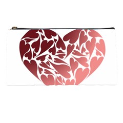 Pink Love Pencil Case from ArtsNow.com Front