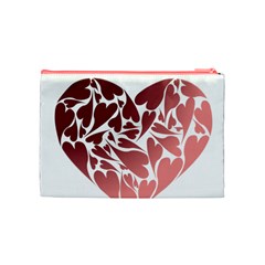 Pink Love Cosmetic Bag (Medium) from ArtsNow.com Back