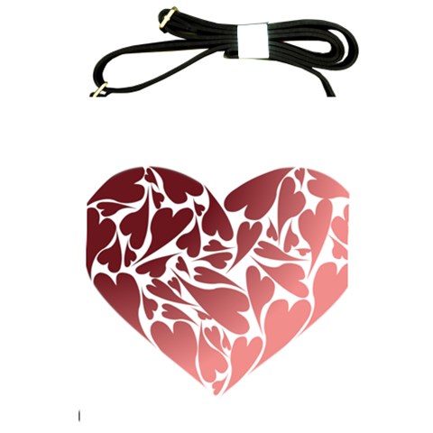 Pink Love Shoulder Sling Bag from ArtsNow.com Front