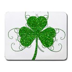 Sparkly Clover Leaves Small Mousepad