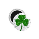 Sparkly Clover Leaves 1.75  Magnet