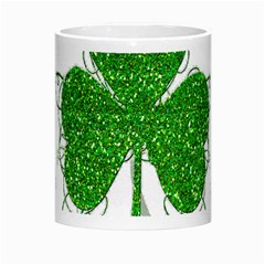 Sparkly Clover Leaves Morph Mug from ArtsNow.com Center