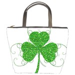 Sparkly Clover Leaves Bucket Bag