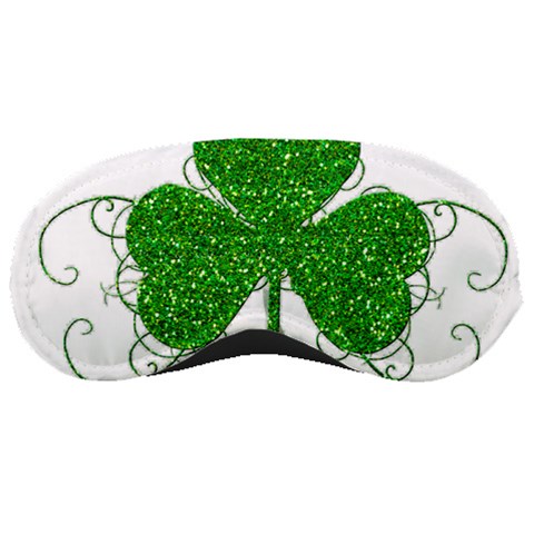 Sparkly Clover Leaves Sleeping Mask from ArtsNow.com Front