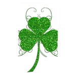 Sparkly Clover Leaves Memory Card Reader (Rectangular)