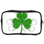 Sparkly Clover Leaves Toiletries Bag (One Side)