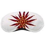 Burgundy Gold Flower Sleeping Mask